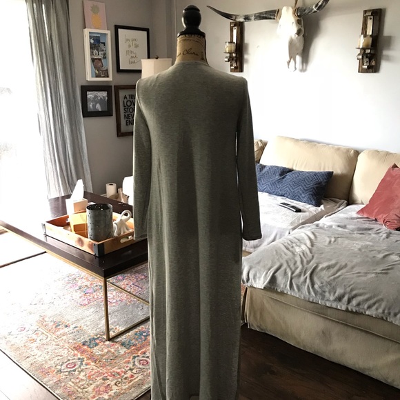 🎃Knit Solid Open Front Maxi Cardigan🎃 - Picture 6 of 8